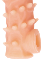 Насадка Kokos с дополнительной стимуляцией телесная 10 см