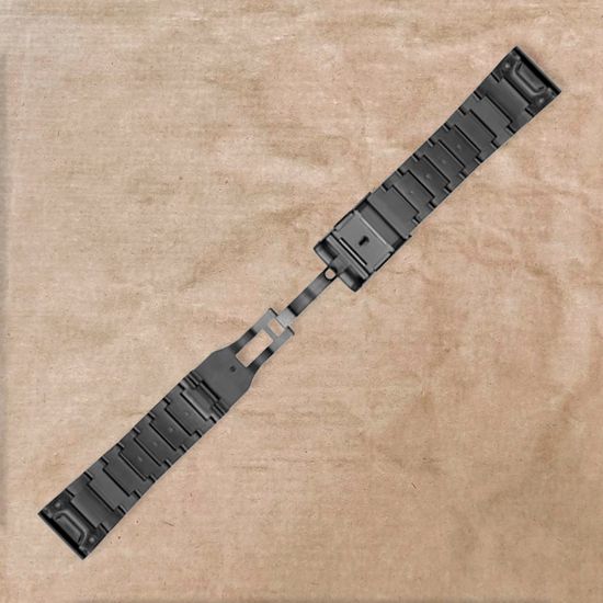 Garmin Quickfit 26 mm Carbon Gray DLC Titanium браслет титановый (010-12741-01)