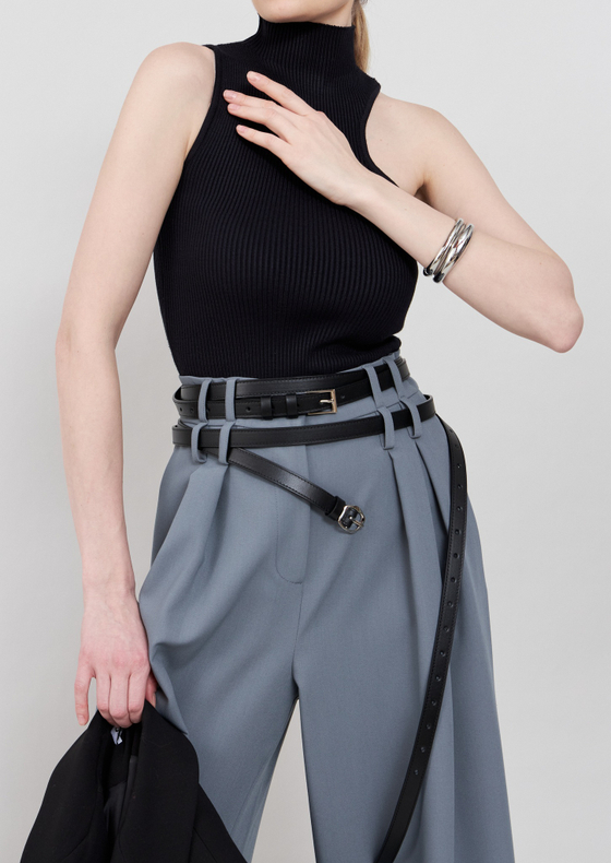 БАЗОВЫЙ ТОНКИЙ РЕМЕНЬ BLACK