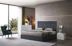 Кровать Dalsa 180х200 см, темно-серая