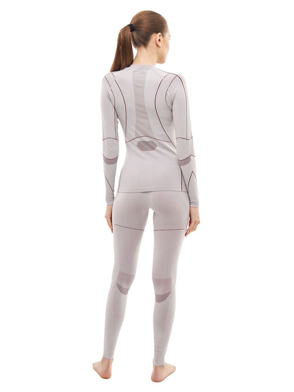 Комплект термобелья VIKING Gaja Turtle Neck Lady Set Grey (US:L)