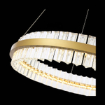 SL383.213.01 Светильник подвесной ST-Luce Матовое золото/Прозрачный LED 1*44W 3000K