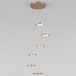 Подвесной светильник Eurosvet Crespella 90034/6 золото