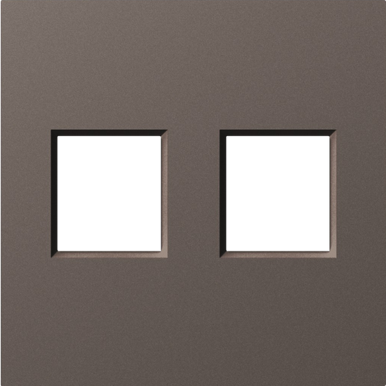 Накладка 2-я для розеток RJ45, TV, SAT,  мокко,  серия A07