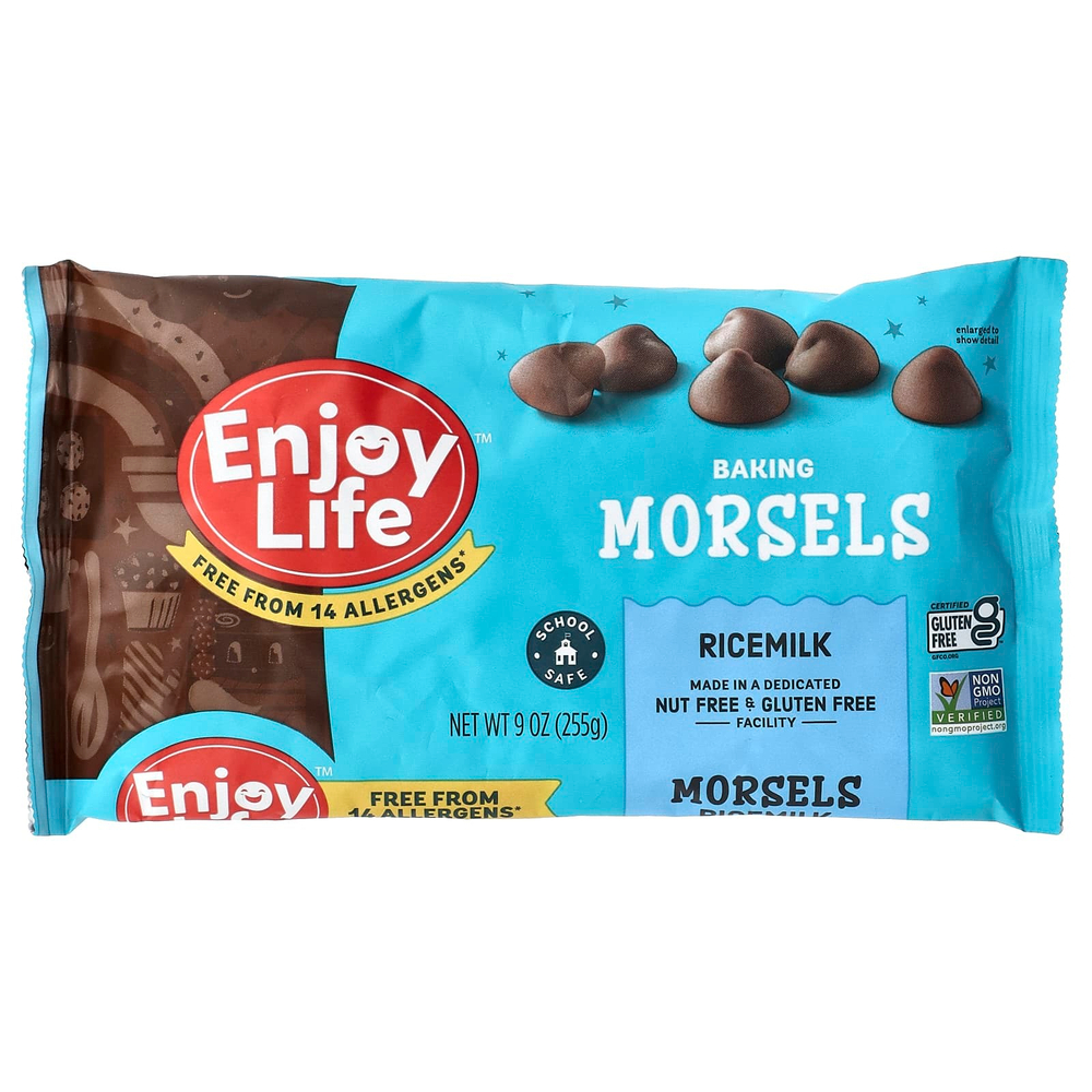 Enjoy Life Foods, Baking Morsels, рисовое молоко, 255 г (9 унций)