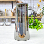 Чайник заварочный 1,4л стеклянный "Кувшин LD", черный