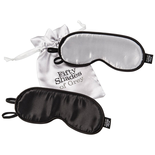 Набор из двух масок на глаза Fifty Shades of Grey No Peeking Soft Twin Blindfold Set