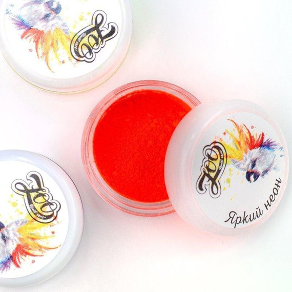 1606 Пигмент &quot;Яркий неон&quot; 1 г оранжевый