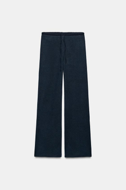 ZARA БРЮКИ В СТИЛЕ РУСТИК, МОРСКОЙ СИНИЙ