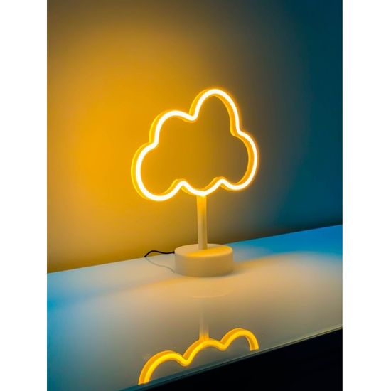 Светильник ночник неоновый Облако с USB в комплекте