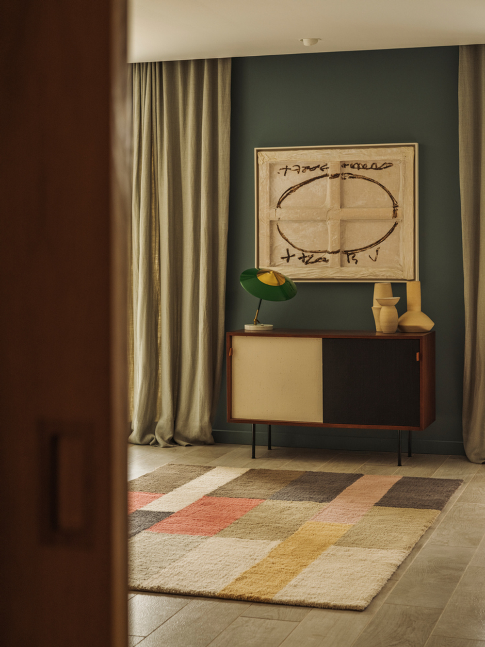 Шерстяной стираемый ковер Lorena Canals Chroma Stripes Palette L (170 x 240 см)