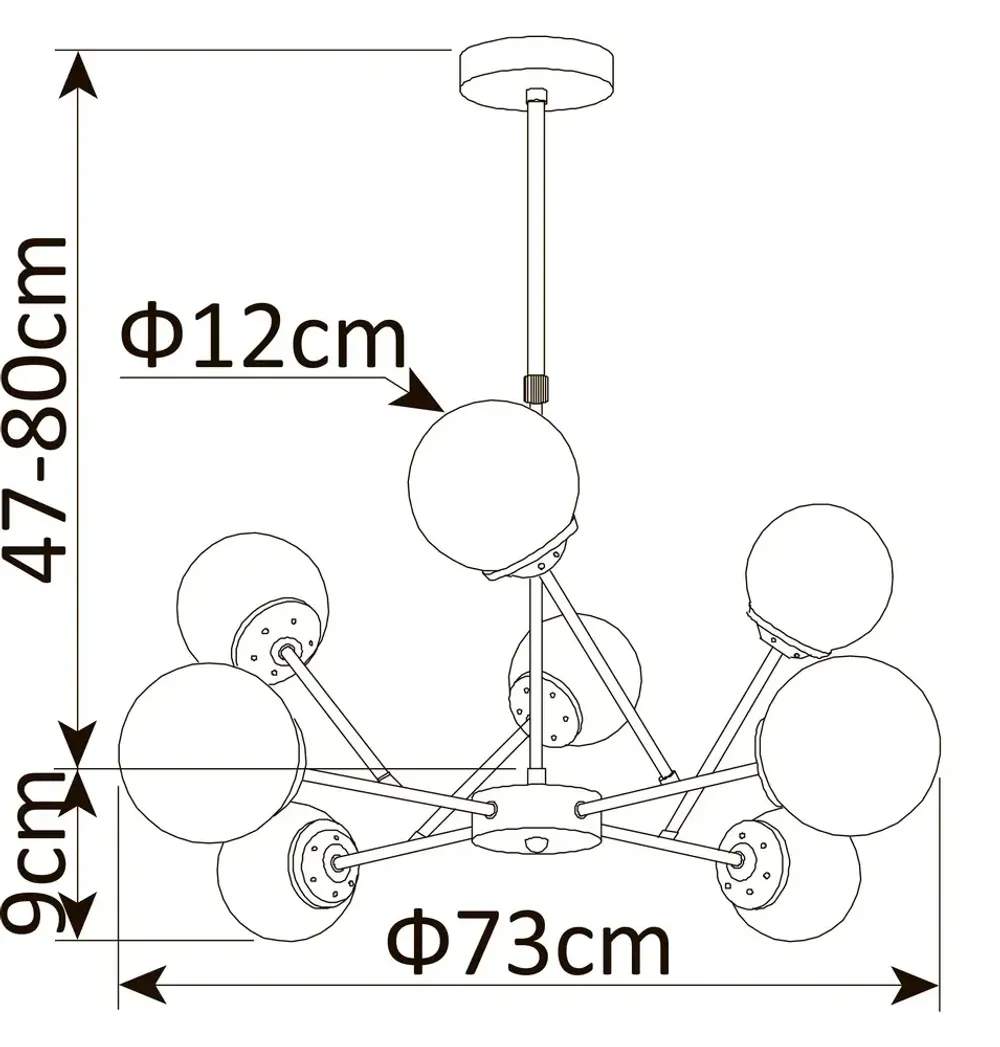 Люстра на штанге Arte Lamp