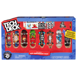 Tech Deck - Набор восьми палуб для фингерборда с эксклюзивной фигуркой 20142285