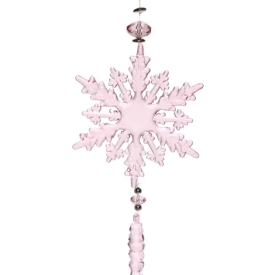 Подвеска «Снежная принцесса» 30 см, Розовый