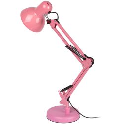 Настольный светильник ЭРА N-214-E27-40W-P розовый