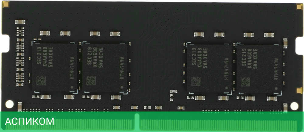 Оперативная память AMD SO-DIMM DDR IV 16Gb PC-25600 3200MHz (R9416G3206S2S-U)