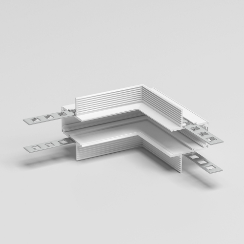 Коннектор угловой Elektrostandard Slim Magnetic внутренний для встраиваемого шинопровода под ГКЛ 9,5мм 85213/00 белый