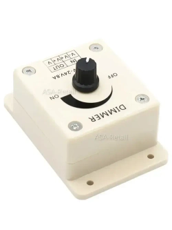 Регулятор яркости для светодиодных лент, ламп, диммер 12В / 24В 8А