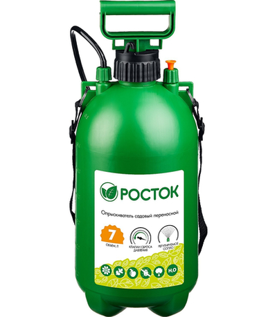 РОСТОК RT-7, 7 л, первичный полипропилен, переносной опрыскиватель (425117)