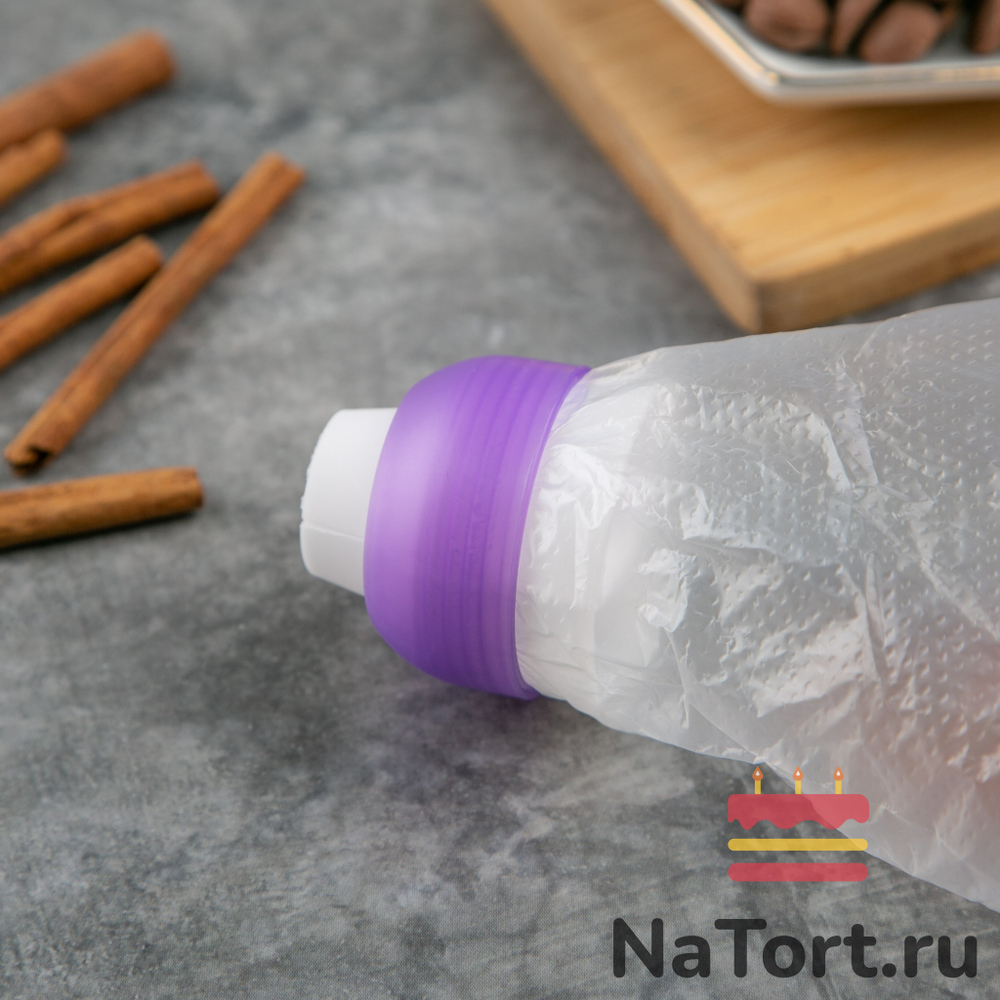 Переходник для кондитерских мешков на три цвета