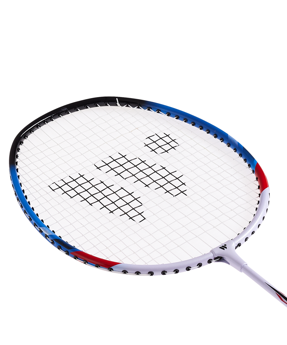 Набор для бадминтона Alumtec 502, 2 ракетки, 2 волана, синий/желтый