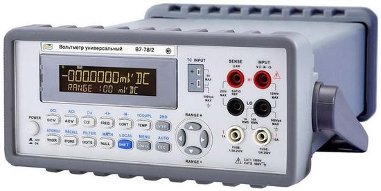 B7-78/1, B7-78/2, B7-78/3, Вольтметры универсальные, № в ГРСИ РФ - 69742-17