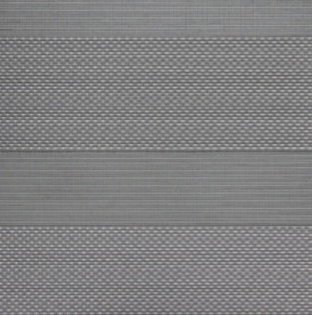 Рулонная штора Мини День-Ночь, ткань 7892 Тиссура, цвет серебро