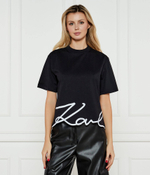 Футболка SIGNATURE HEM T Karl Lagerfeld - черный(A1W17013)