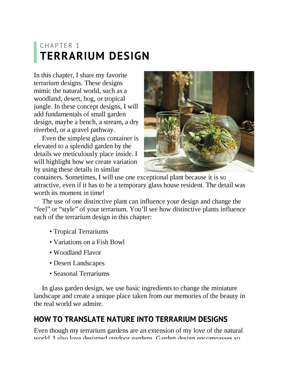 Terrariums - Gardens Under Glass