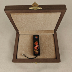 Флешка USB в футляре с ручной росписью "Сказочный конь"