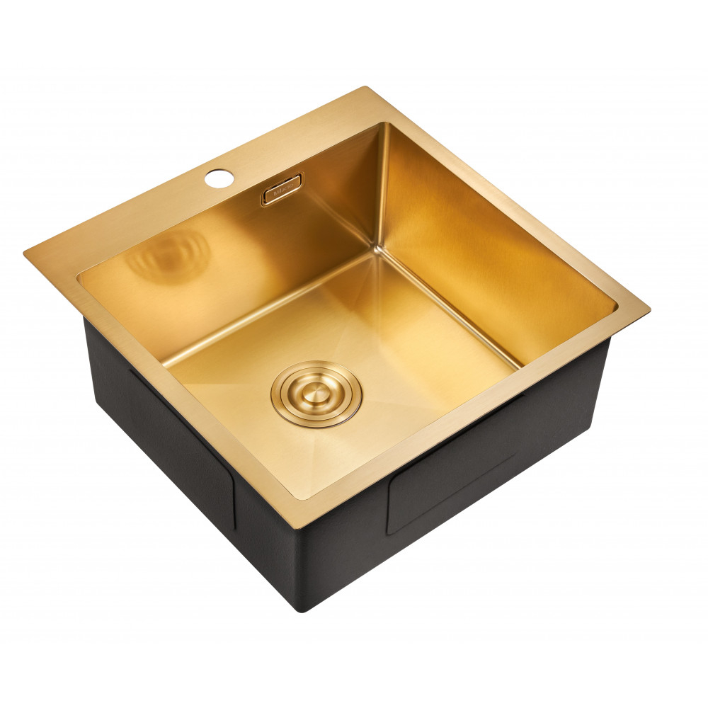 Мойка для кухни MILACIO Denia  51 Steel MC.77488 золото