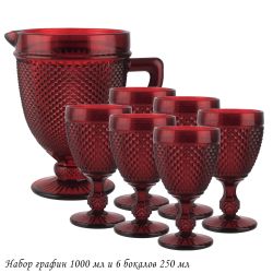 Lenardi 588-509 Набор графин и 6 бокалов в под.уп.(х4)