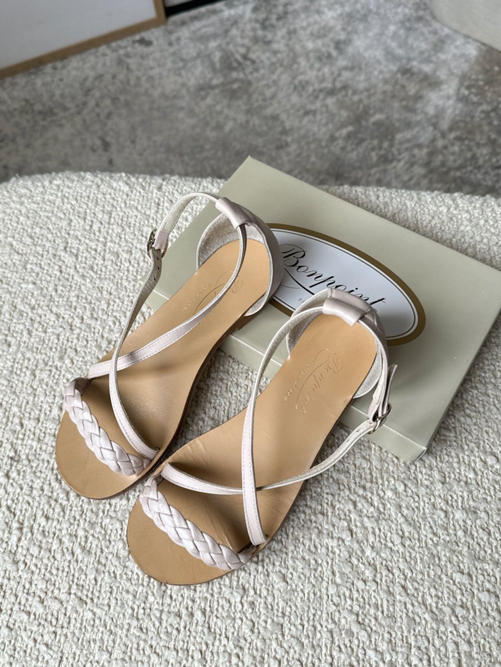 Кожаные босоножки Bonpoint, 31,5