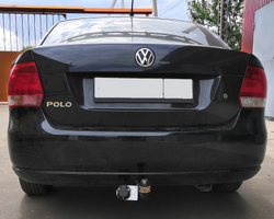 Фаркоп Avtos на VOLKSWAGEN Polo Sedan (круглая труба) 2009-(паспорт и сертификат в комплекте)(без электрики)VW 33