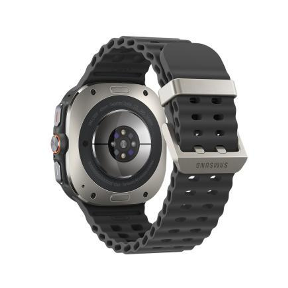 Умные часы Samsung Galaxy Watch Ultra, 47 мм, титан, ремешок Marine «Серебряный титан» | Titanium Silver