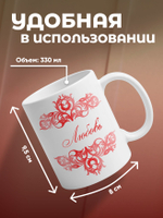 Александра - именная кружка керамическая подарочная