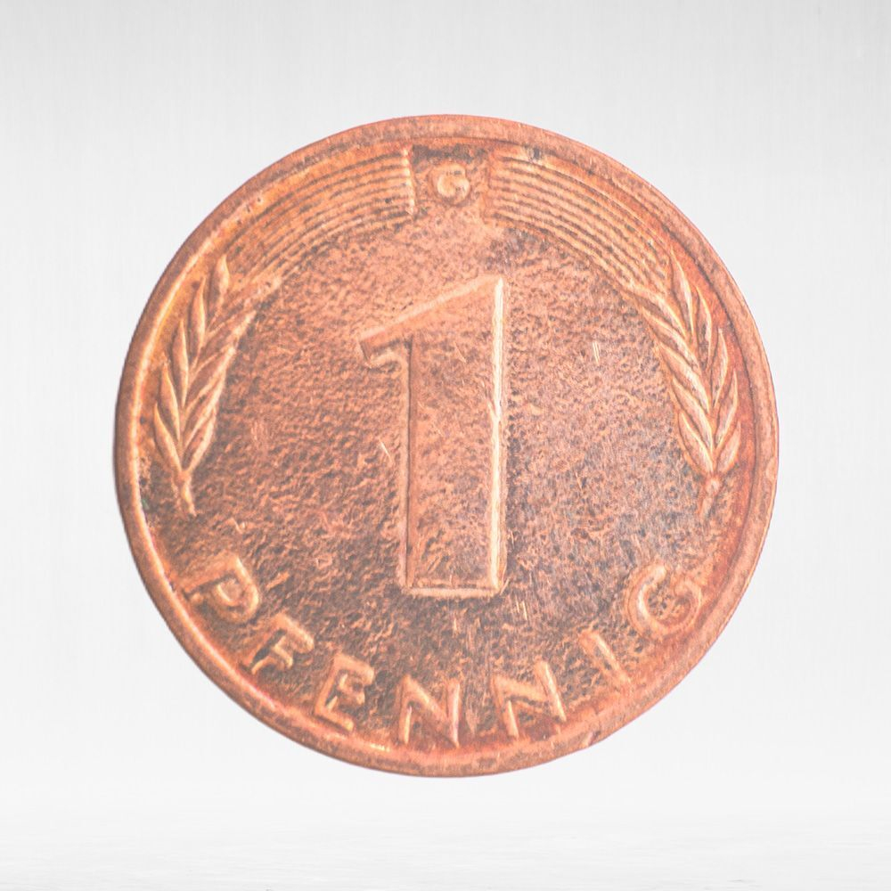 Germany, 1 Pfennig, 1971, (Karlsruhe Mint - "G"), VF