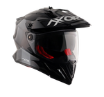 Шлем AXOR X-CROSS DUAL VISOR-E SC, с визором, цвет черный (XL)