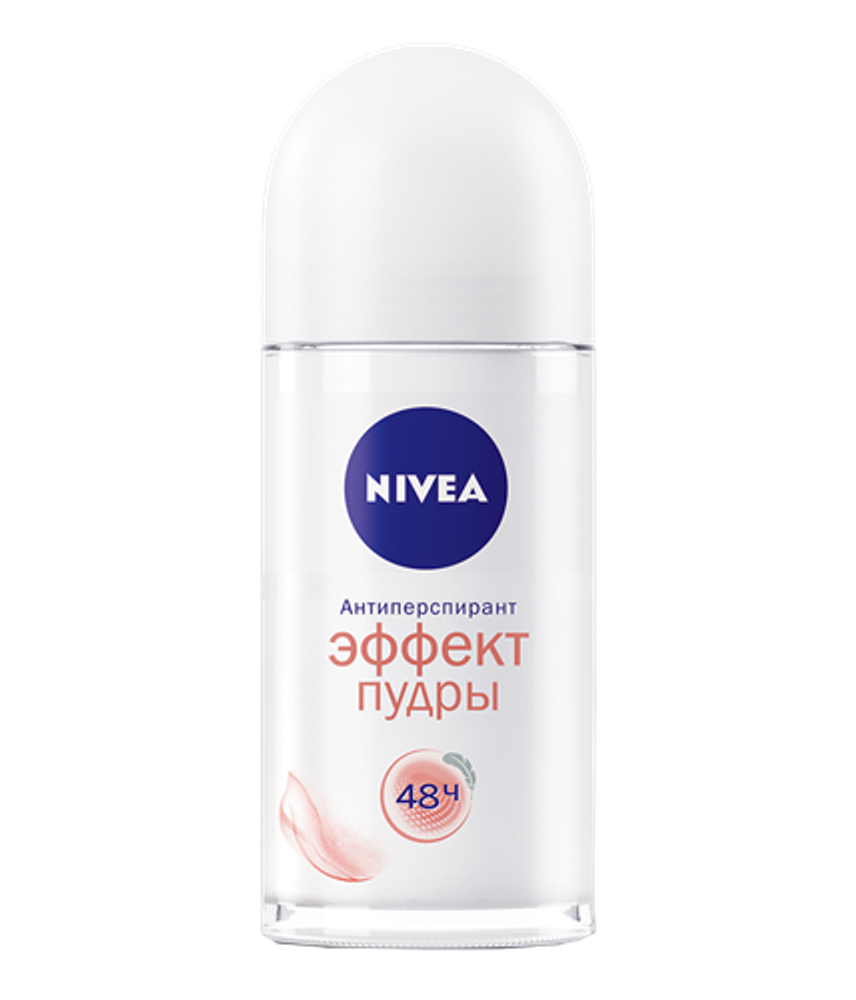 Nivea Антиперспирант шариковый Эффект Пудры, 50 мл