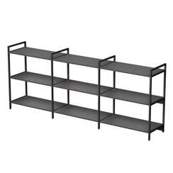 10ССТ.3.800 Стеллаж средний тройной 3 полки, широкий (2360*400*952)