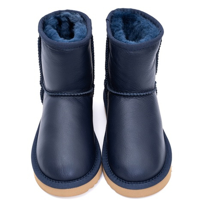 UGG Kids Classic Short Metallic Navy