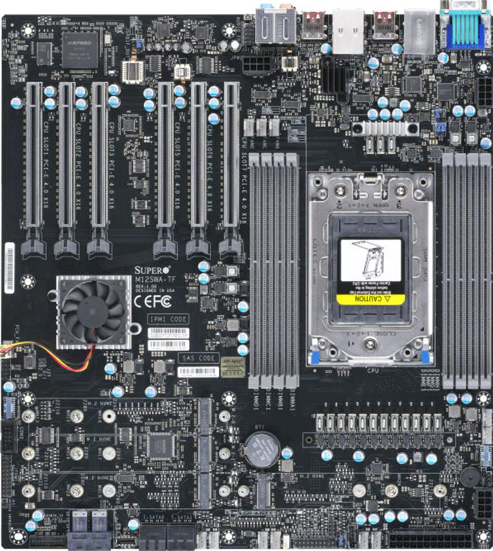 Материнская плата E-ATX Supermicro MBD-M12SWA-TF-B