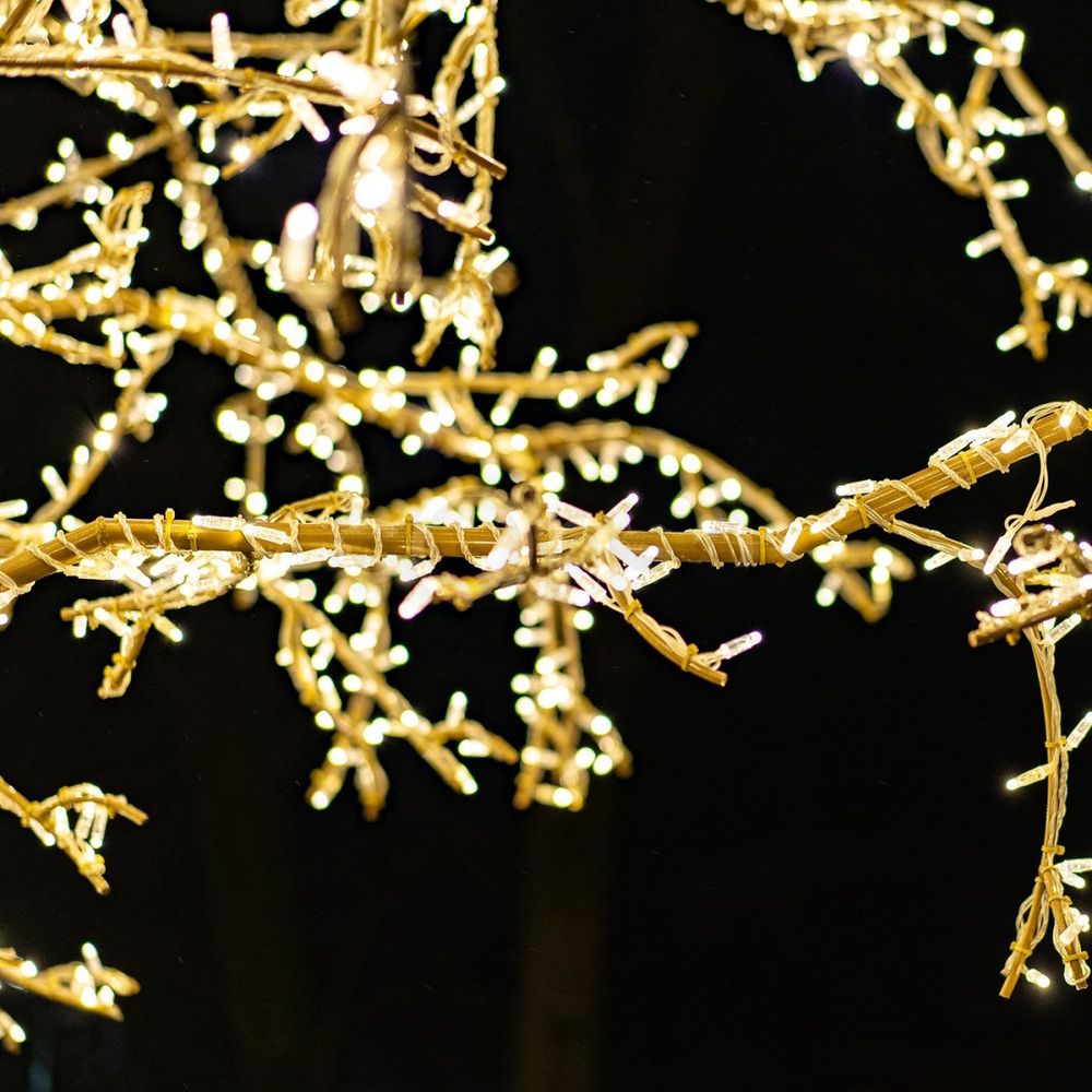 Светодиодное дерево "Ветвистое" с теплым освещением