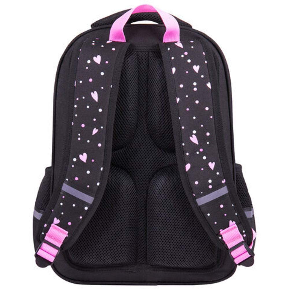 Рюкзак BRAUBERG SOFT, 2 отделения, "I love coffee", СВЕТЯЩИЙСЯ, 40х31х15 см, 270611