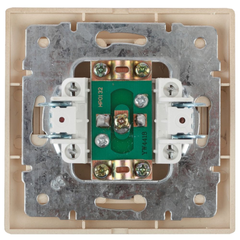 Розетка Intro Plano 1-301-04 TV одиночная, IP20, СУ, шампань