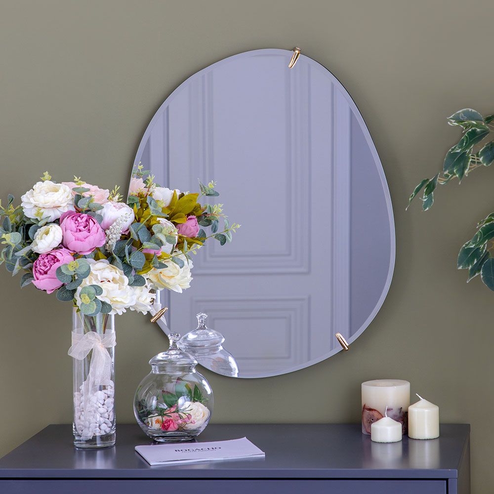 Зеркало настенное Лаундж 54см х 65 см Айвори