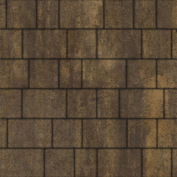 Тротуарная плитка УРИКО, комплект из 3 видов плит, Листопад гладкий Мокко