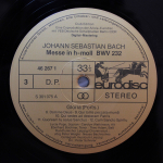 Peter Schreier, Popp, Watkinson, Adam, Buchner, Lorenz / Johann Sebastian Bach: Messe In H-moll BWV 232 (3LP)