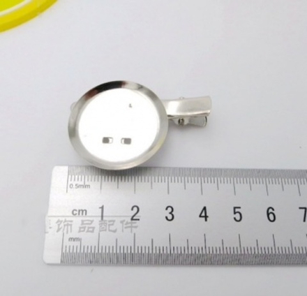 Основа для броши с двойным креплением 30 мм