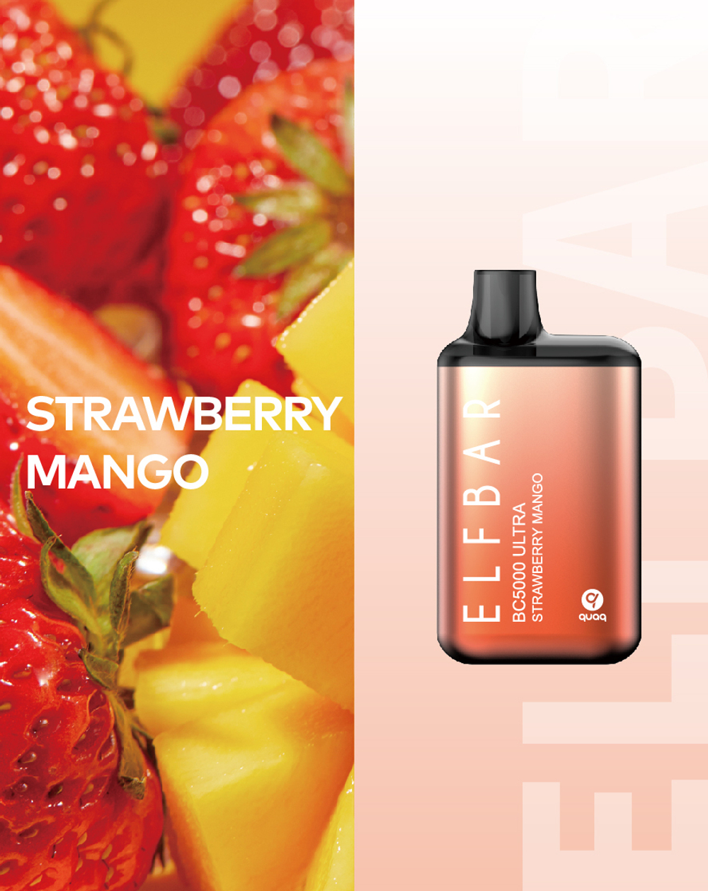 Elf Bar BC5000 ULTRA - Strawberry Mango (5% nic)